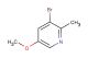 3-bromo-5-methoxy-2-methylpyridine