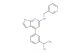 1-[3-[6-(pyridin-3-ylmethylamino)-1H-pyrrolo[2,3-b]pyridin-4-yl]phenyl]ethanol