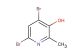 4,6-dibromo-2-methyl-3-pyridinol