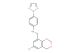 N-((6-chloro-4H-benzo[d][1,3]dioxin-8-yl)methyl)-4-(2H-1,2,3-triazol-2-yl)aniline