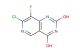 7-chloro-8-fluoropyrido[4,3-d]pyrimidine-2,4-diol