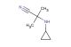 2-(Cyclopropylamino)-2-methylpropanenitrile