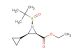 ethyl (2R,3R)-1-((R)-tert-butylsulfinyl)-3-cyclopropylaziridine-2-carboxylate