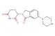 3-(1-oxo-6-piperazin-1-yl-isoindolin-2-yl)piperidine-2,6-dione
