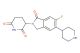 3-[6-fluoro-1-oxo-5-(4-piperidyl)isoindolin-2-yl]piperidine-2,6-dione