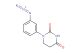 1-(3-azidophenyl)hexahydropyrimidine-2,4-dione