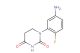 1-(5-amino-2-fluoro-phenyl)hexahydropyrimidine-2,4-dione