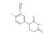 3-(3-ethynyl-4-fluoro-phenyl)piperidine-2,6-dione