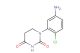 1-(5-amino-2-chloro-phenyl)hexahydropyrimidine-2,4-dione