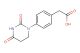 2-[4-(2,4-dioxohexahydropyrimidin-1-yl)phenyl]acetic acid