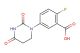 5-(2,4-dioxohexahydropyrimidin-1-yl)-2-fluoro-benzoic acid