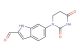 6-(2,4-dioxo-1,3-diazinan-1-yl)-1H-indole-2-carbaldehyde