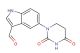 5-(2,4-dioxo-1,3-diazinan-1-yl)-1H-indole-3-carbaldehyde