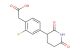 2-[4-(2,6-dioxo-3-piperidyl)-2-fluoro-phenyl]acetic acid