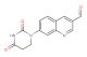 7-(2,4-dioxo-1,3-diazinan-1-yl)quinoline-3-carbaldehyde
