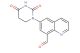 6-(2,4-dioxo-1,3-diazinan-1-yl)quinoline-8-carbaldehyde