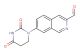 7-(2,4-dioxo-1,3-diazinan-1-yl)isoquinoline-3-carbaldehyde