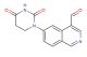 6-(2,4-dioxo-1,3-diazinan-1-yl)isoquinoline-4-carbaldehyde