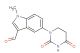5-(2,4-dioxo-1,3-diazinan-1-yl)-1-methyl-1H-indole-3-carbaldehyde