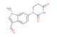 6-(2,4-dioxo-1,3-diazinan-1-yl)-1-methyl-1H-indole-3-carbaldehyde