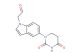 2-[5-(2,4-dioxo-1,3-diazinan-1-yl)-1H-indol-1-yl]acetaldehyde