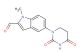 5-(2,4-dioxo-1,3-diazinan-1-yl)-1-methyl-1H-indole-2-carbaldehyde