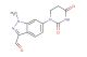 6-(2,4-dioxo-1,3-diazinan-1-yl)-1-methyl-1H-indazole-3-carbaldehyde