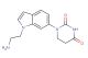 1-[1-(2-aminoethyl)-1H-indol-6-yl]-1,3-diazinane-2,4-dione