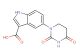 5-(2,4-dioxo-1,3-diazinan-1-yl)-1H-indole-3-carboxylic acid