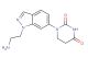 1-[1-(2-aminoethyl)-1H-indazol-6-yl]-1,3-diazinane-2,4-dione