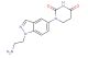 1-[1-(2-aminoethyl)-1H-indazol-5-yl]-1,3-diazinane-2,4-dione