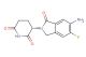 (3S)-3-(6-amino-5-fluoro-1-oxo-isoindolin-2-yl)piperidine-2,6-dione