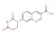 7-(2,4-dioxo-1,3-diazinan-1-yl)quinoline-3-carboxylic acid