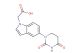 2-[5-(2,4-dioxo-1,3-diazinan-1-yl)-1H-indol-1-yl]acetic acid
