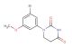 1-(3-bromo-5-methoxy-phenyl)hexahydropyrimidine-2,4-dione