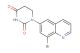 1-(8-bromoquinolin-6-yl)-1,3-diazinane-2,4-dione