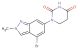 1-(4-bromo-2-methyl-2H-indazol-6-yl)-1,3-diazinane-2,4-dione
