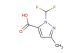 2-(difluoromethyl)-5-methylpyrazole-3-carboxylic acid