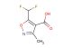 5-(difluoromethyl)-3-methylisoxazole-4-carboxylic acid