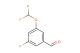 3-(Difluoromethoxy)-5-fluorobenzaldehyde
