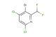 3-Bromo-4,6-dichloro-2-(difluoromethyl)pyridine