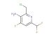 2-(Chloromethyl)-6-(difluoromethyl)-4-fluoropyridin-3-amine