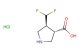 (3S,4S)-4-(Difluoromethyl)pyrrolidine-3-carboxylic acid hydrochloride