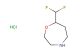 7-(Difluoromethyl)-1,4-oxazepane hydrochloride