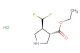 trans-Ethyl 4-(difluoromethyl)pyrrolidine-3-carboxylate hydrochloride
