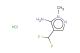 4-(difluoromethyl)-2-methyl-pyrazol-3-amine hydrochloride