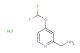 (4-(Difluoromethoxy)pyridin-2-yl)methanamine hydrochloride