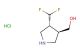 [(3R,4R)-4-(difluoromethyl)pyrrolidin-3-yl]methanol hydrochloride