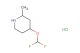 4-(difluoromethoxy)-2-methyl-piperidine hydrochloride