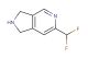 6-(difluoromethyl)-2,3-dihydro-1H-pyrrolo[3,4-c]pyridine